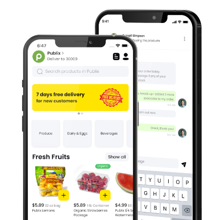 Same-day delivery application Same-day delivery application